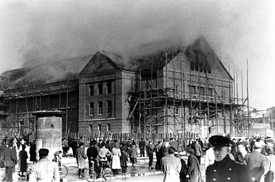 Kulturhaus Wittenberge Brand 1958 Kulturhaus Wittenberge Brand 1958